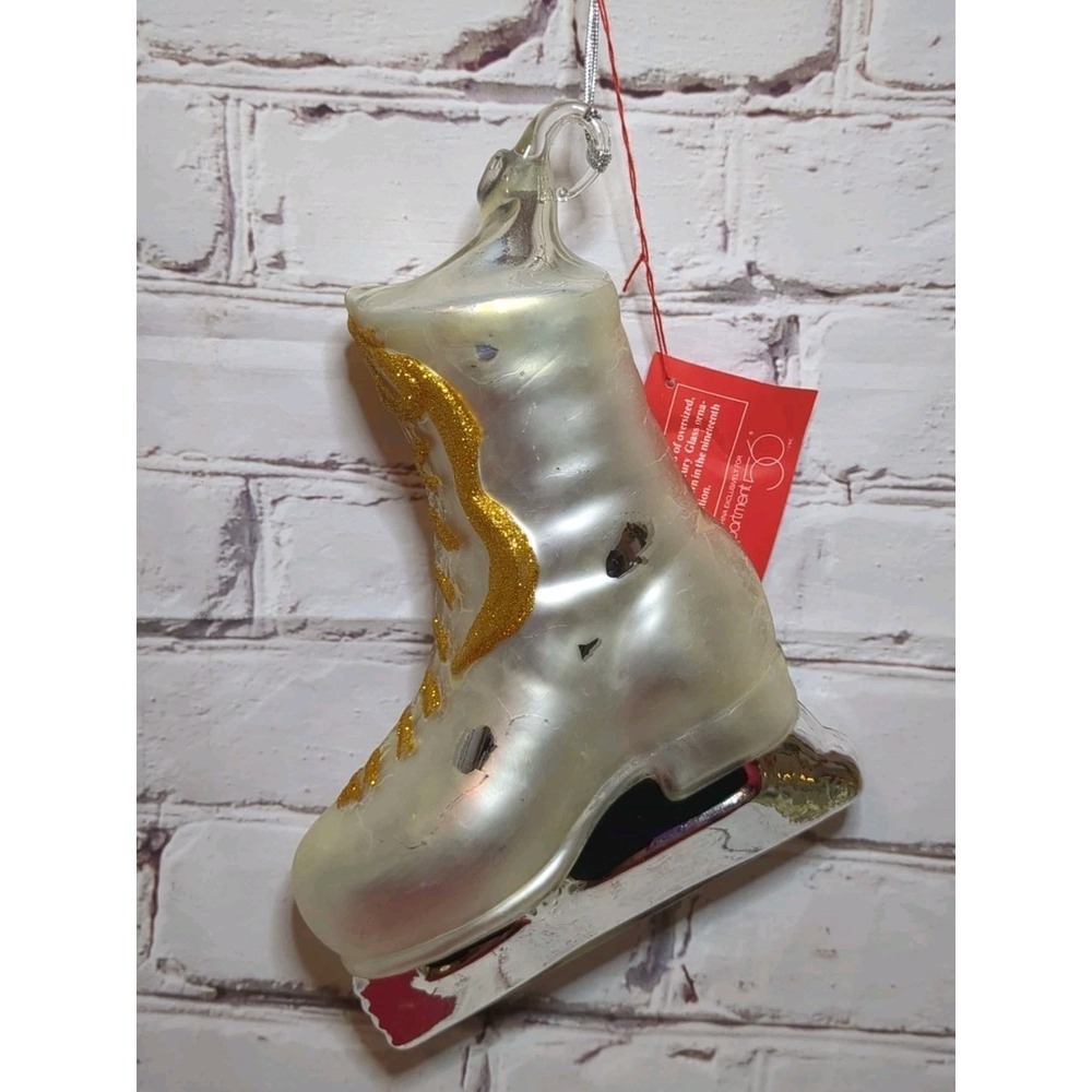 Department 56  Oversized Mercury Glass Ice Skate‎ Ornament